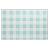 Aqua-Büffel-Karo-Muster Stoff (Fat Quarter (45,7 x 55,9 cm))