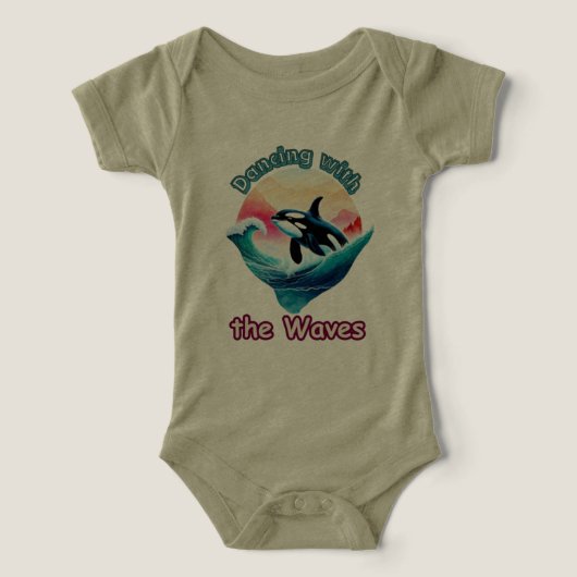 Aqua Burst: Joyful Killer Whale (Design Vorderseite)