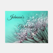 Aqua Cactus Bonsai Bloom Door Mat Fußmatte (Vorderseite)