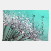 Aqua Cactus Bonsai Bloom Kitchtuch Küchentuch (Horizontal)