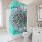 Aqua Cactus Bonsai Blütendusche Vorhang (Beispiel)