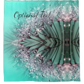 Aqua Cactus Bonsai Blütendusche Vorhang (Vorderseite)