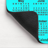 Aqua Calendar 2024 von Janz Mouse Pad Mousepad (Ecke)