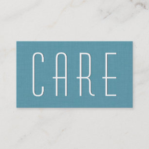 Aqua CAREGIVER Simple Style V41 Visitenkarte