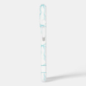 Aqua Case-Mate iPhone Hülle (Rückseite / Links)