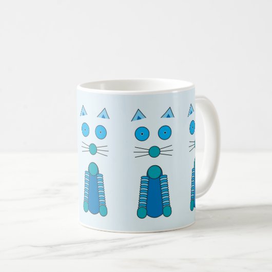Aqua CAT Kaffeetasse (VorderseiteRechts)