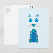 Aqua CAT Postkarte (Vorne/Hinten)