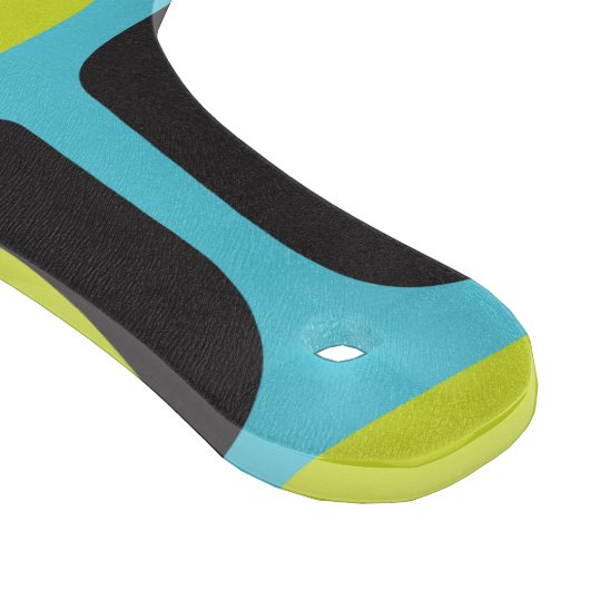 Aqua & Chartreuse Mitte Jahrhundert Mod Retro Must Schneidebrett (Ecke)