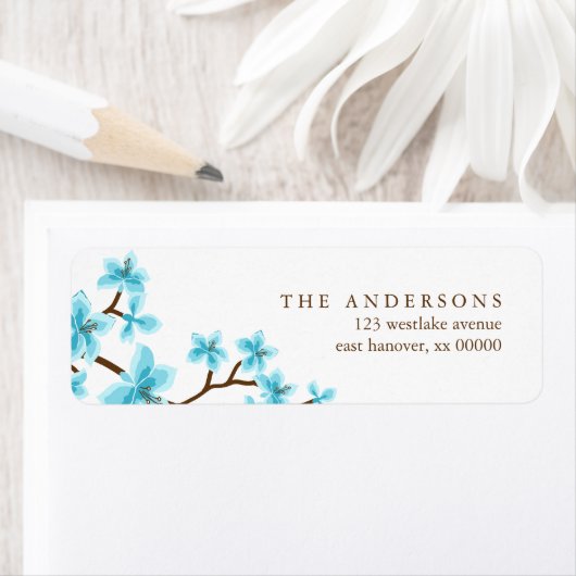 Aqua Cherry Blossoms (Insitu)