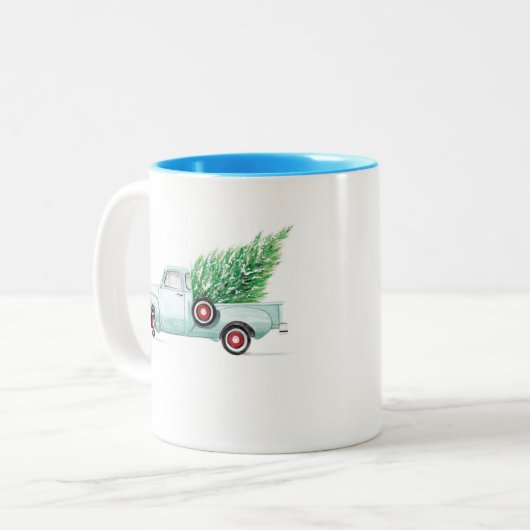 Aqua Chevy Tasse (Vorderseite Links)