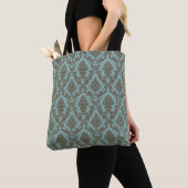 Aqua Chocolate Damask Tasche (Von Nahem)