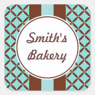 Aqua Chocolate Sticker