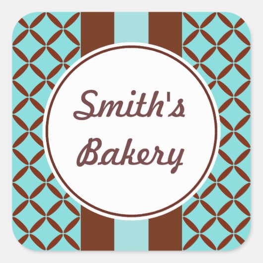 Aqua Chocolate Sticker (Vorderseite)