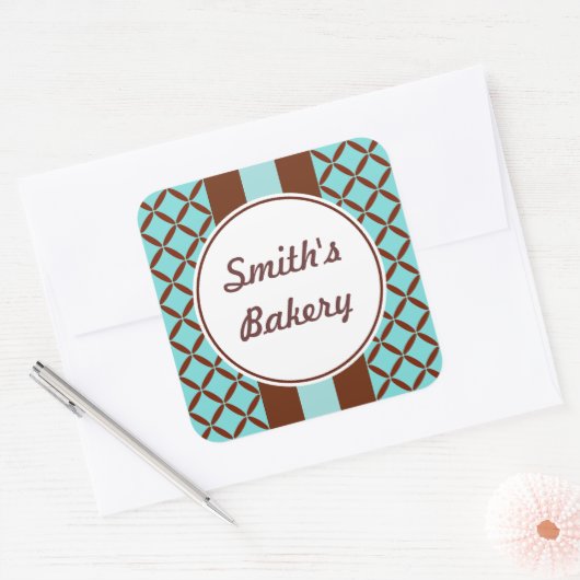 Aqua Chocolate Sticker (Umschlag)