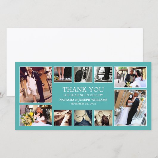 AQUA COLLAGE | DANKE, DASS DU KARTE (Vorne/Hinten)