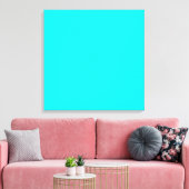 Aqua Color Background Leinwanddruck (Insitu (Wohnzimmer))