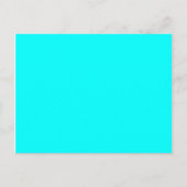 Aqua Color Background Postkarte (Vorderseite)