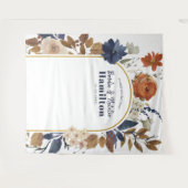 Aqua-color Dusty Wandteppich (Vorderseite (Horizontal))