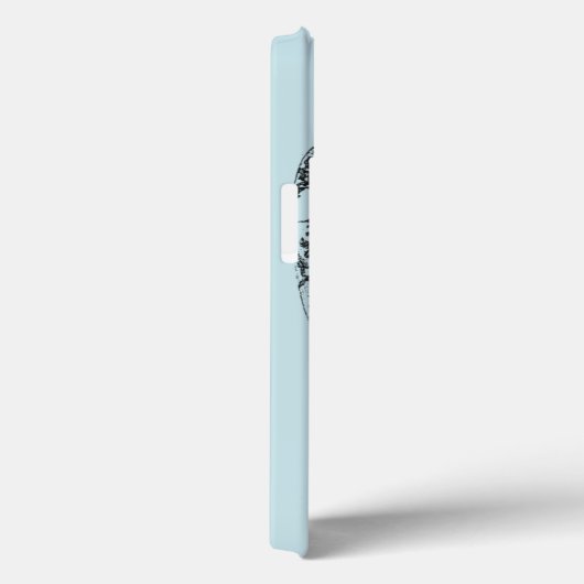 Aqua Conch Muschel Case-Mate iPhone Hülle (Rückseite / Rechts)