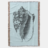 Aqua Conch Muschel Decke (Vorderseite Vertikal)