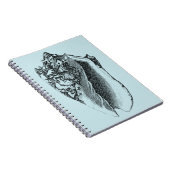 Aqua Conch Muschel Notizblock (Rechte Seite)