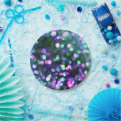 Aqua Confetti Papierplatte Pappteller (Party)