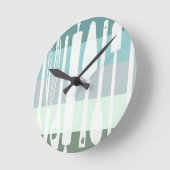 Aqua Cooking Koch Kitchen Utensil Restaurant Runde Wanduhr (Winkel)