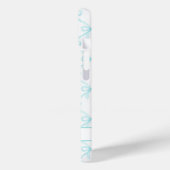 Aqua Coquette Wasserfarbenbögen Case-Mate iPhone Hülle (Rückseite / Links)