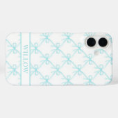 Aqua Coquette Wasserfarbenbögen Case-Mate iPhone Hülle (Rückseite (Horizontal))