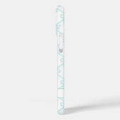 Aqua Coquette Wasserfarbenbögen Case-Mate iPhone Hülle (Rückseite / Links)