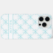 Aqua Coquette Wasserfarbenbögen Case-Mate iPhone Hülle (Rückseite (Horizontal))