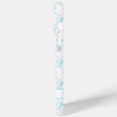 Aqua Coquette Wasserfarbenbögen Case-Mate iPhone Hülle (Rückseite / Links)
