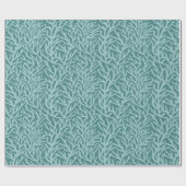Aqua Coral Aquamarin Ocean Coastal Geschenkpapier (Flach)