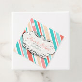 Aqua & Coral Geschenkanhänger (Beispiel)