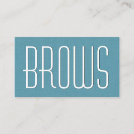 Aqua COSMETOLOGIST - BROWS Simple Style V63D Visitenkarte