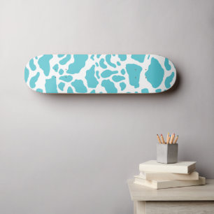 Aqua Cow wirbelt Tierdruckmuster Skateboard