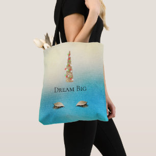 Aqua Cream Gold Sparkle Tasche