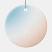 Aqua Cream Happy Tropical Pineapse Keramik Ornament (Hinten)