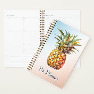 Aqua Cream Happy Tropical Pineapse Planer