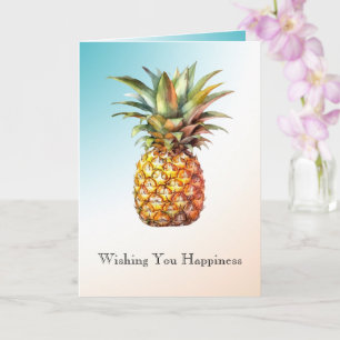 Aqua Cream Happy Tropischer Ananas Karte