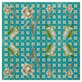 Aqua Daffidols Fabric Stoff (Muster)