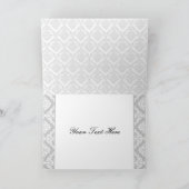 Aqua Damask DankeYou Cards Dankeskarte (Innenseite)