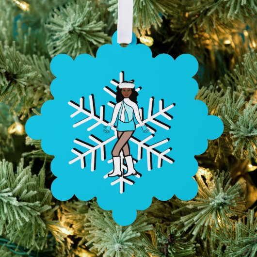 Aqua Dancer Ornament Karte (Insitu (Baum))