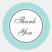 Aqua danke dir Stickers (Vorderseite)