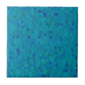 Aqua deckt modernes Muster mit Ziegeln Fliese (Vorderseite)