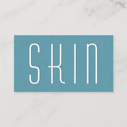 Aqua DERMATOLOGIST Simple Style V63D Visitenkarte (Vorderseite)