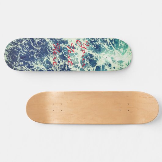Aqua Design Personalised Custom Skateboard Deck (Horizontal)