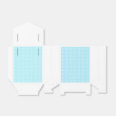 Aqua Diamond Pattern Geschenkschachtel (Ungefaltet)