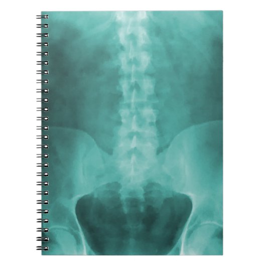 Aqua Digital X-Ray Art Notebook Notizblock (Vorderseite)