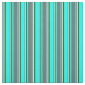 Aqua, Dim Gray, Beige & Dunkle Grüne Streifen Stoff (Muster)